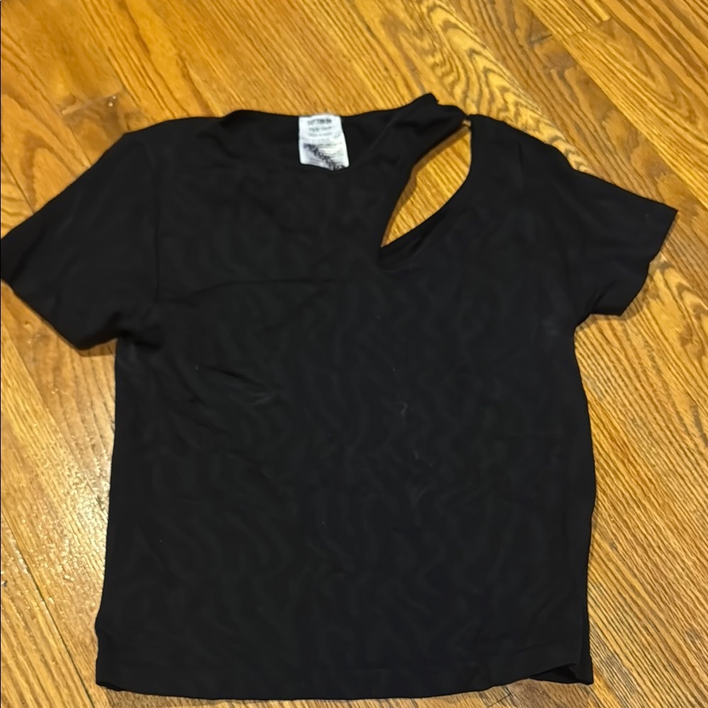 🔥Cotton on Black Cut-Out Women's Top